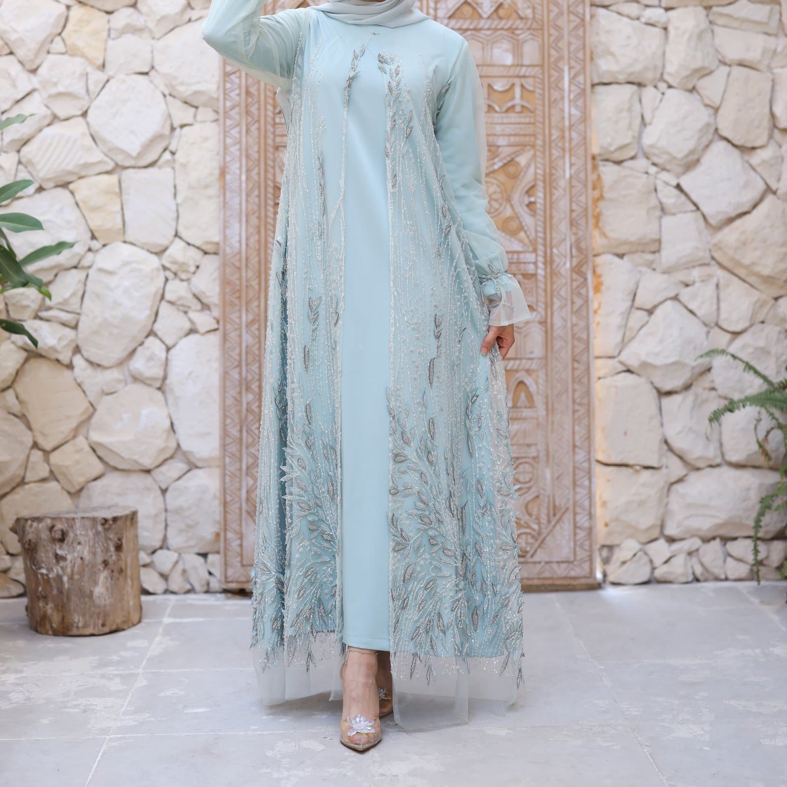 Dazzling Forest Abaya