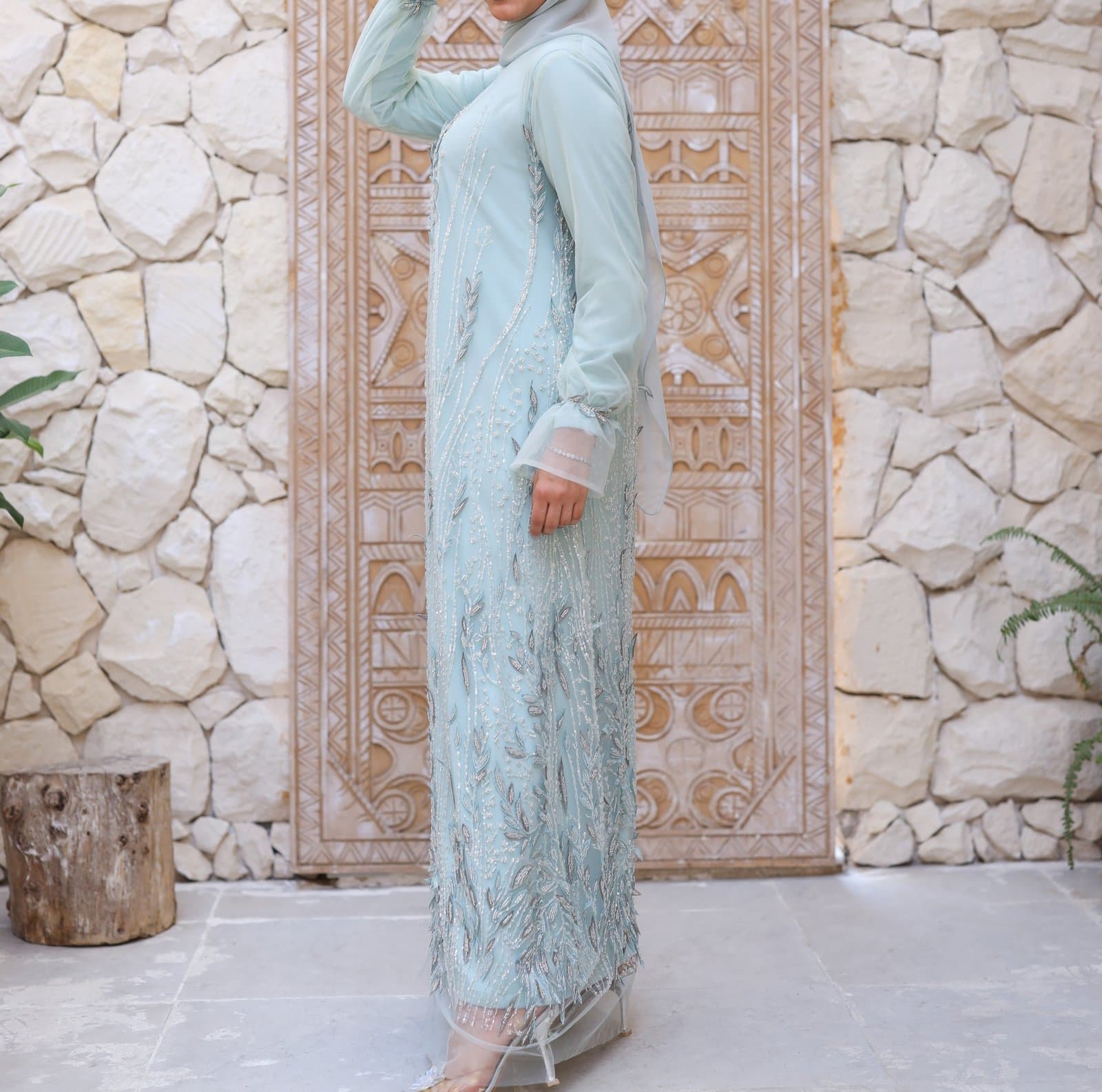 Dazzling Forest Abaya 3