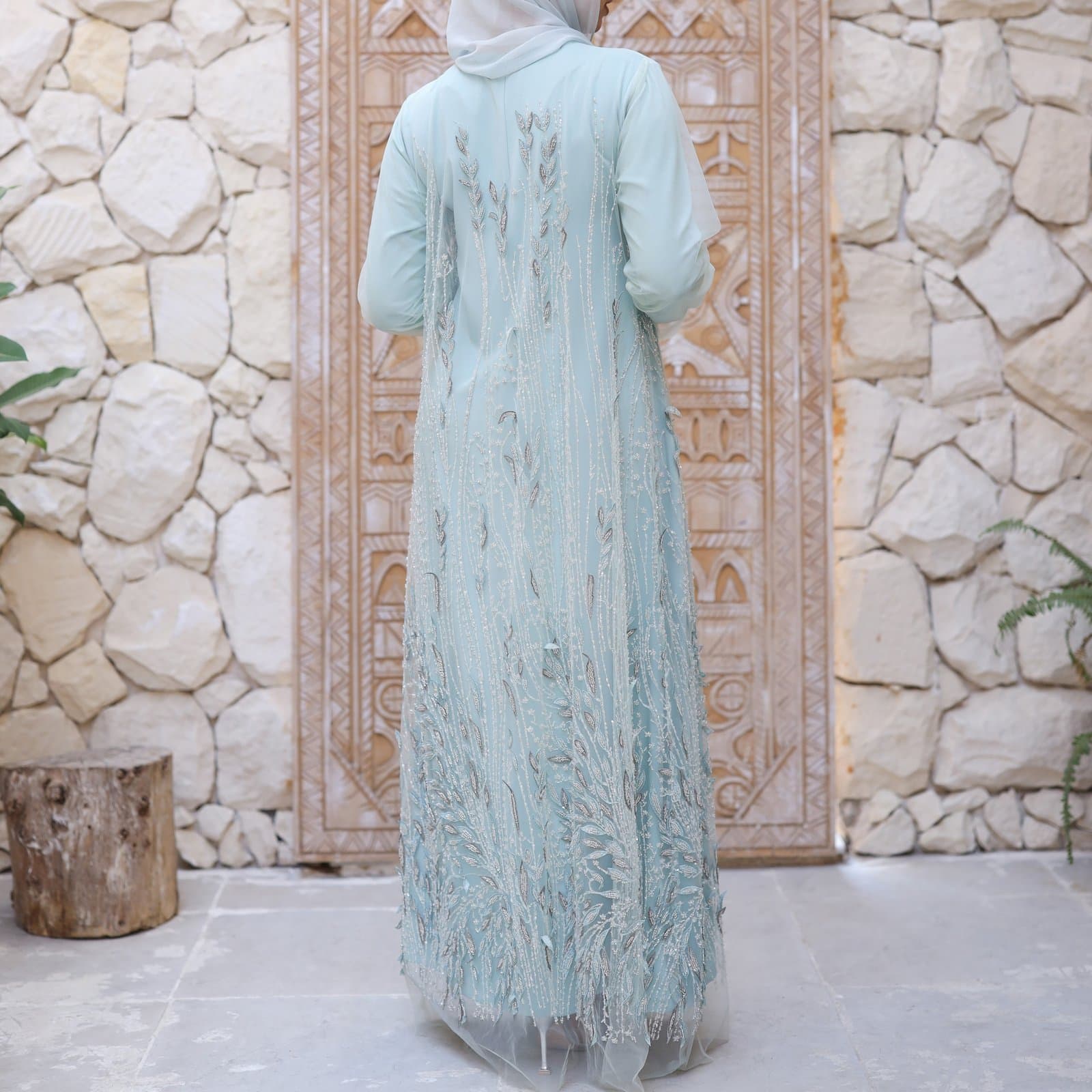 Dazzling Forest Abaya 4