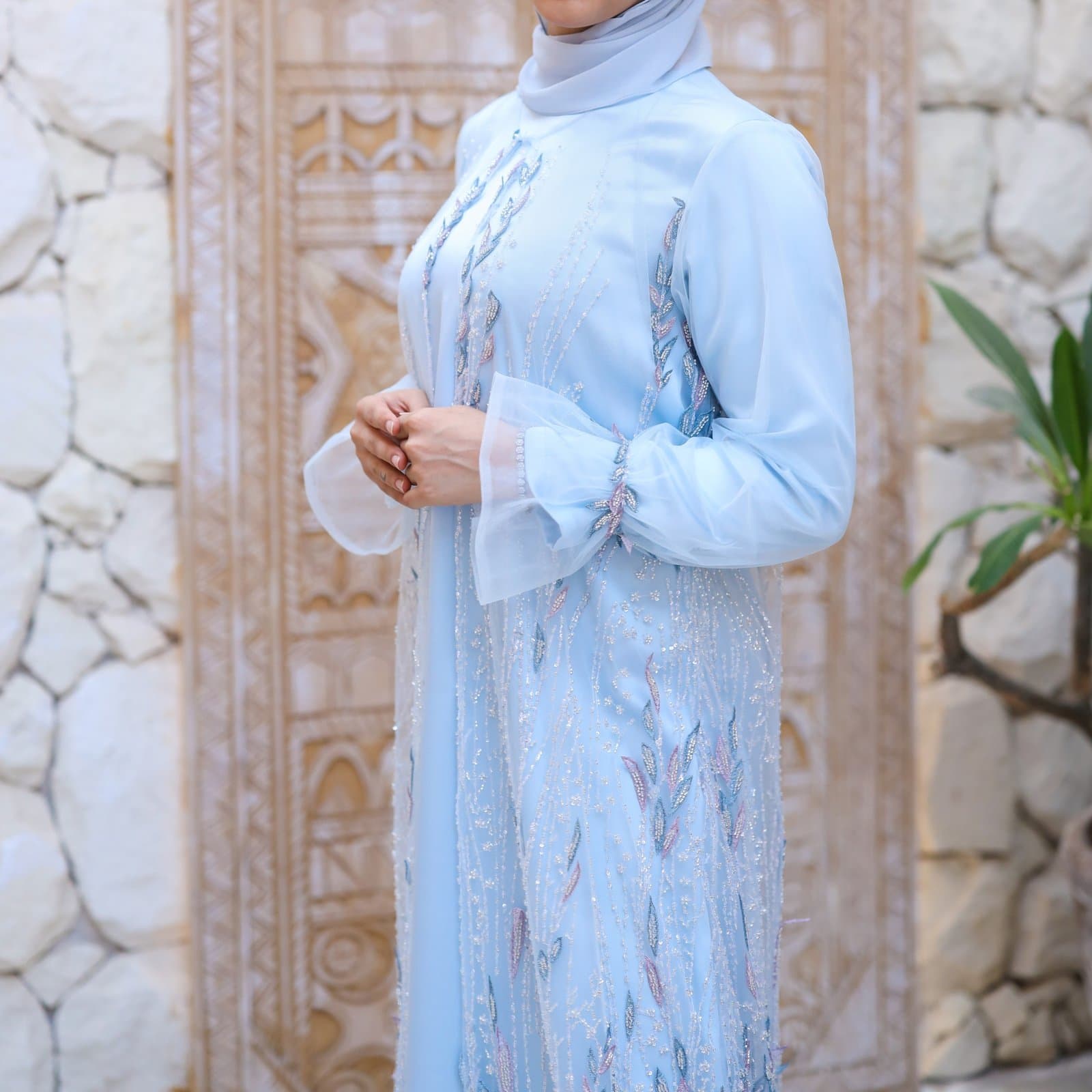 Dazzling Sky Abaya 3