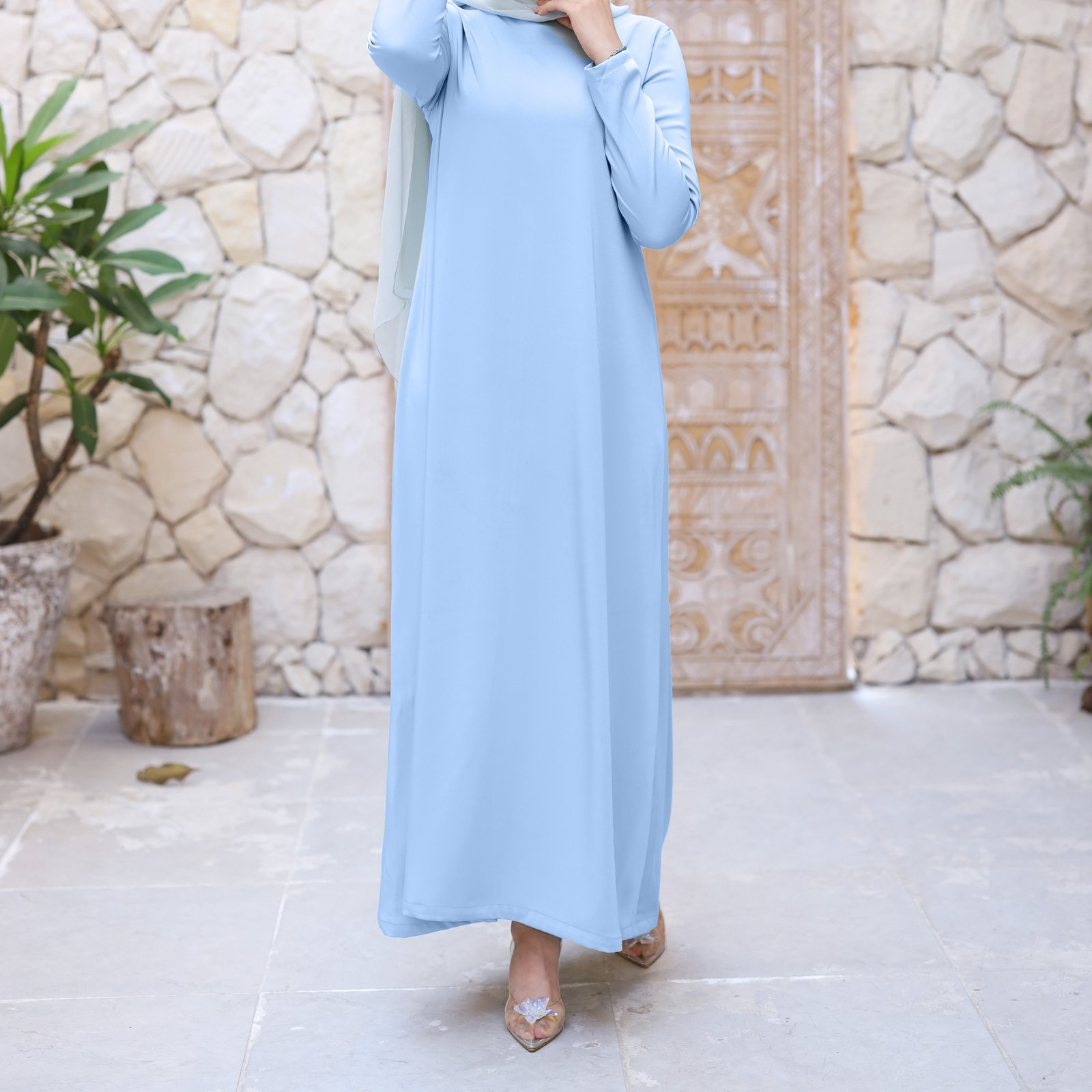Classic Satin Baby Blue