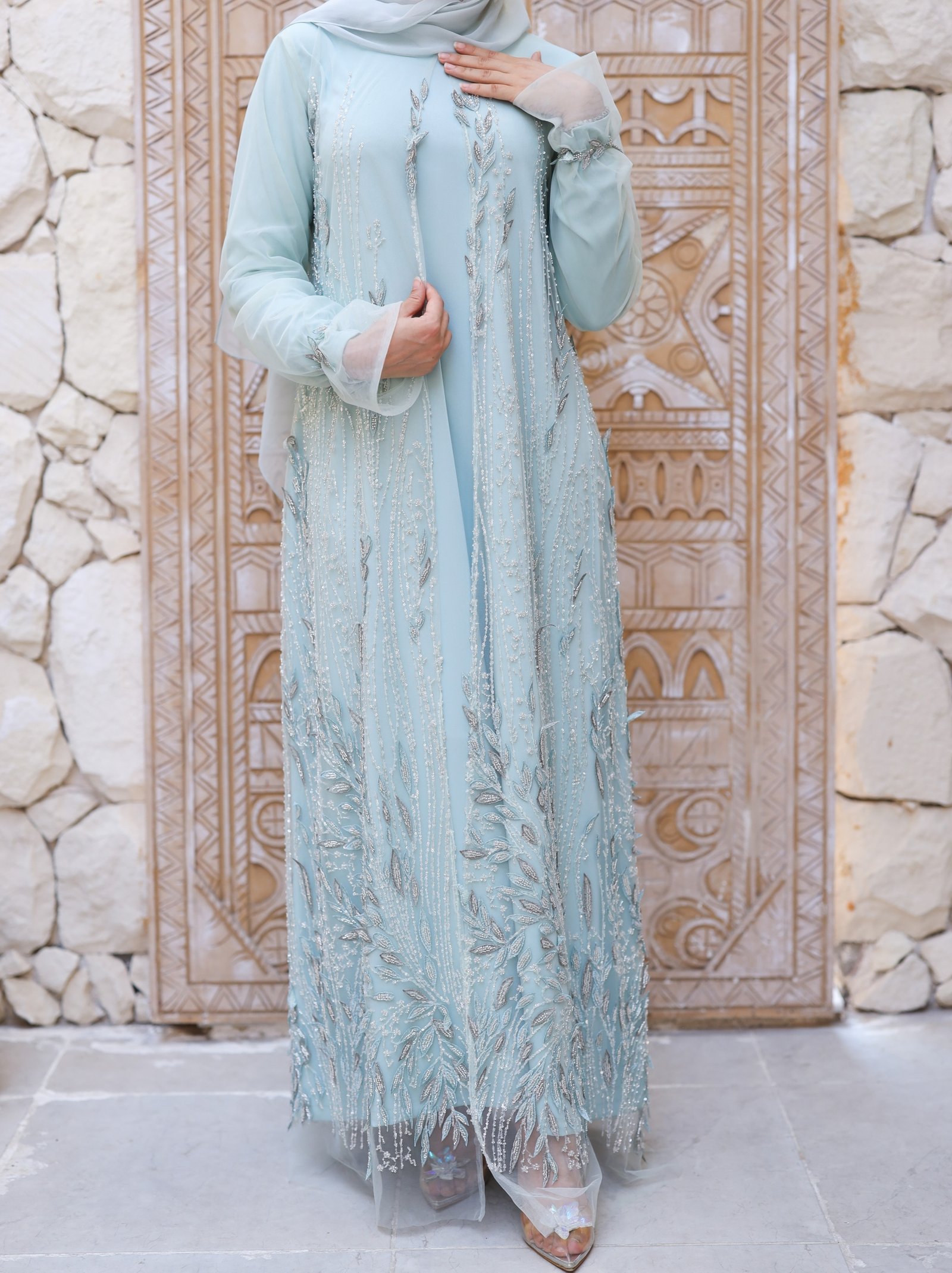 Dazzling Forest Abaya